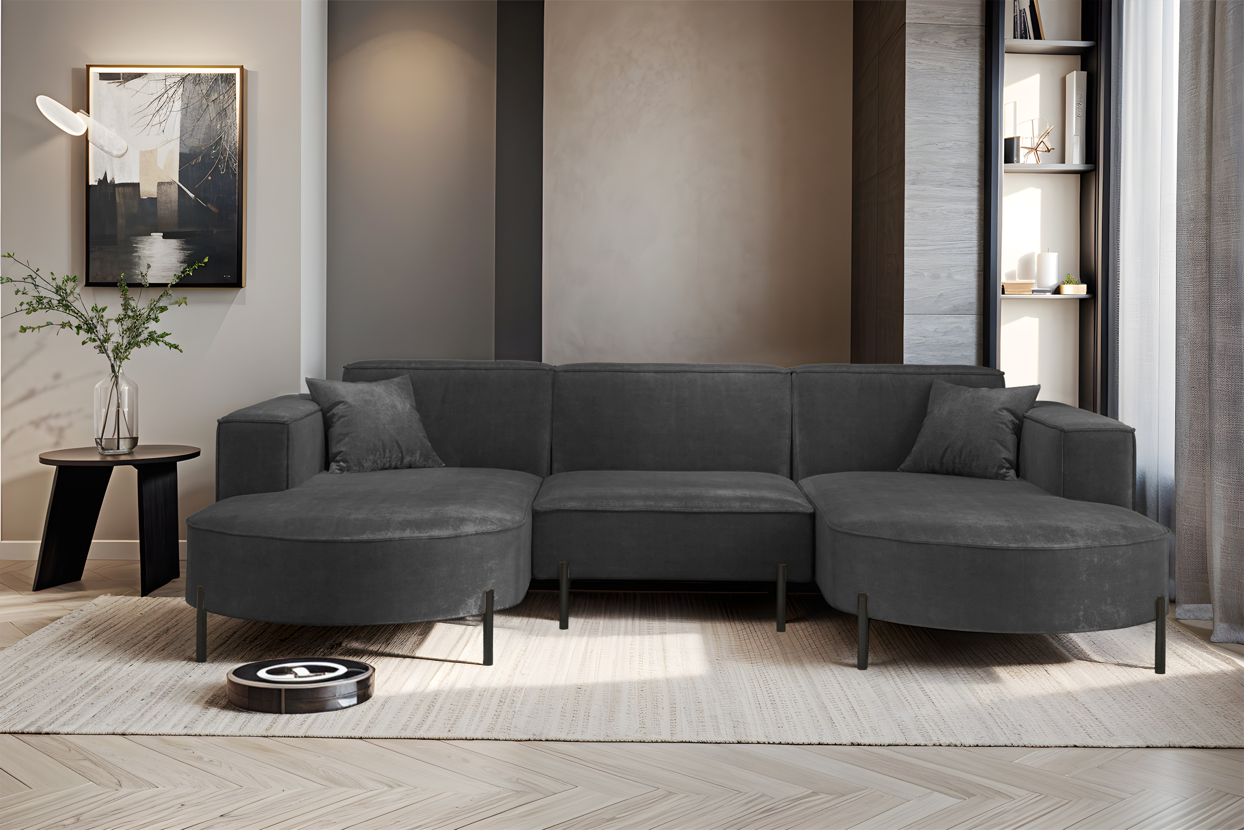 Parma U Hills Ecksofa U-Form